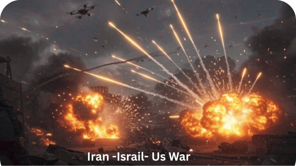 Iran- Israil- US war image